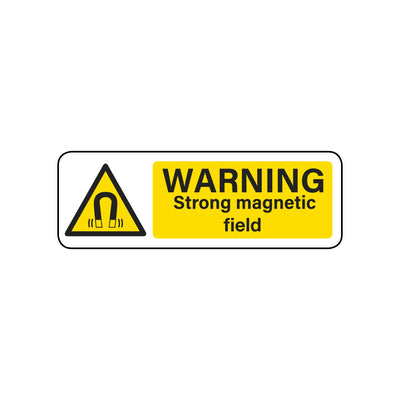 Warning Strong Magnetic Field Sign