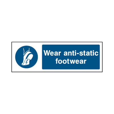 Wear Anti-static Footwear - Landscape Sign PPE022 PPE LN3