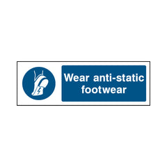 Wear Anti-static Footwear - Landscape Sign PPE022 PPE LN3