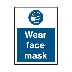 Wear Face Mask - Portrait Sign PPE035 PPE PT1