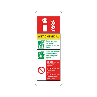 Wet Chemical Sign