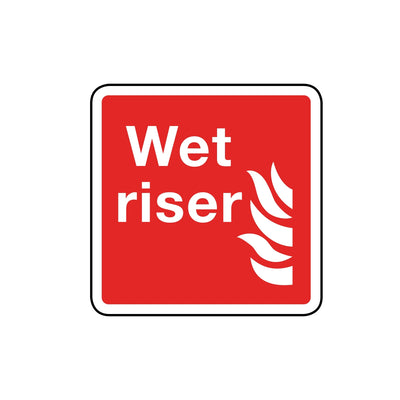 Wet Riser Sign