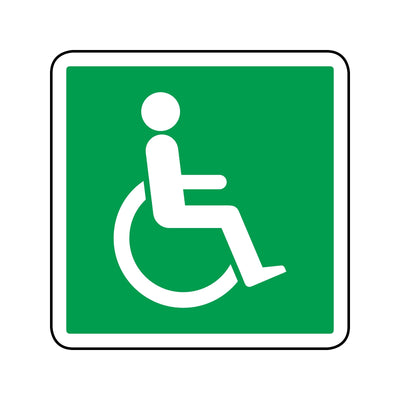 Wheel Chair Green Sign