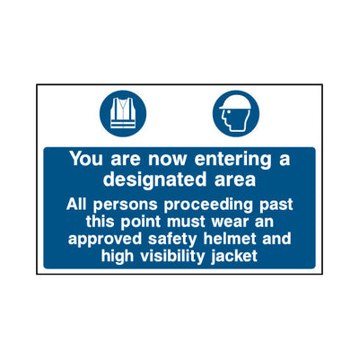 You Are Now Entering A Designated Area - Landscape Sign - LN1 CN002 CN