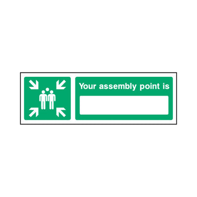 Your Assembly Point Is - Landscape Sign EE093 EE LN3
