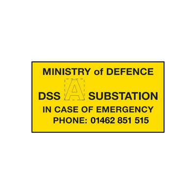 Ministry Of Defence - Ds A Lustration Sign