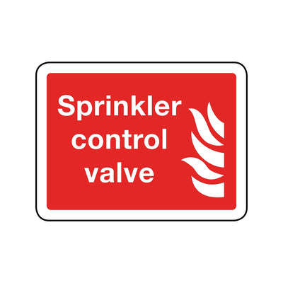 Sprinkler Control Valve Sign