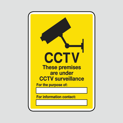 CCTV surveillance sign - For the purpose of...